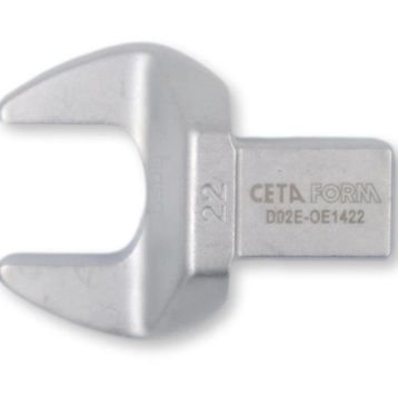 Ceta Form D02E-OE1422 22 mm Açık Ağız 14X18 mm Tork Anahtar Ucu