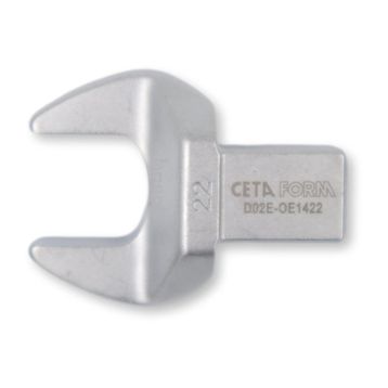 Ceta Form D02E-OE1422 22 mm Açık Ağız 14X18 mm Tork Anahtar Ucu