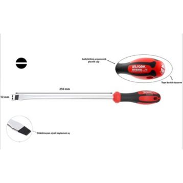 Ceta Form F25-005-100 C-Plus Tri-Wing Uçlu TW5x100 mm Tornavida