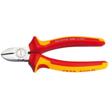 Ceta Form G12-18-0140 VDE 1000V 140 mm İzoleli Yan Keski