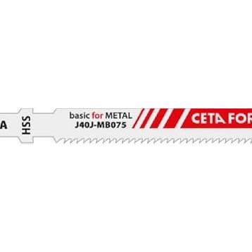 Ceta Form J40J-MB075 Normal Kesim 5'li Metal Dekupaj Testere Bıçağı