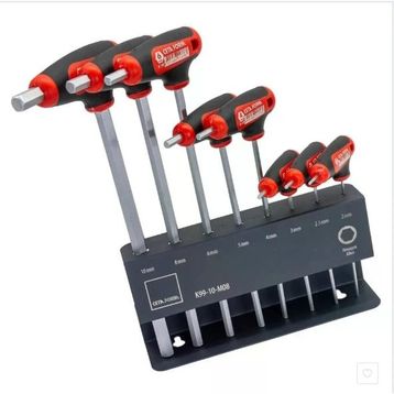 Ceta Form K99-10-M08 8 Parça Metal Standlı T Tipi Allen Anahtar Takımı