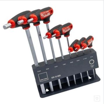 Ceta Form K99-10-M08 8 Parça Metal Standlı T Tipi Allen Anahtar Takımı