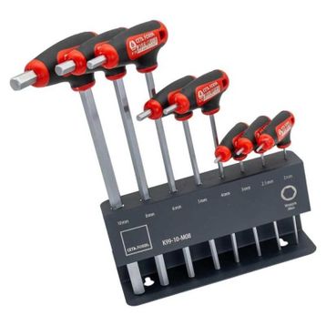 Ceta Form K99-10-M08 8 Parça Metal Standlı T Tipi Allen Anahtar Takımı