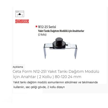Ceta Form N12-251 Anahtar