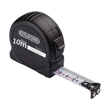 Ceta Form P05B-1025 Siyah Kasa Mıknatıslı 10 m x 25 mm Kompact Şerit Metre