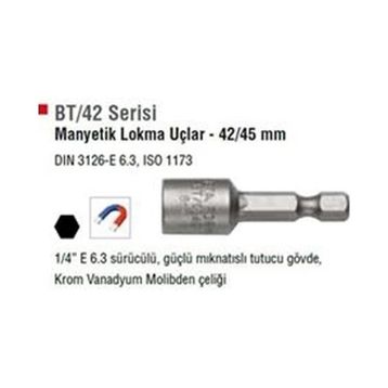 Cetaform BT/0842 8 mm 42 mm Manyetik Lokma Uç