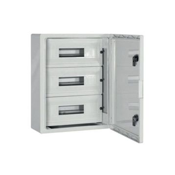 Çetinkaya ÇP5103 30X40X16.5 2X12 Abs Perdeli Opak Kapaklı Otomat Pano