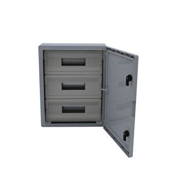 Çetinkaya ÇP5104 40X50X17,5 3X17 Otomatlı Abs Perdeli Opak Kapaklı Otomat Panosu