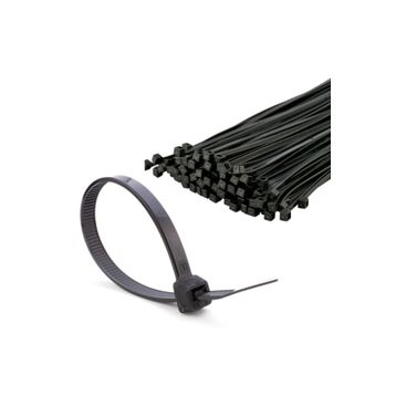 Çetsan 7.6x380 100 Adet Siyah Kablo Bağı