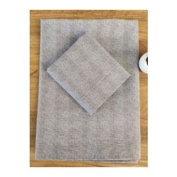 Çeyiz Bahçesi 160x240 Gri Tek Kişilik Çarşaf Takımı
