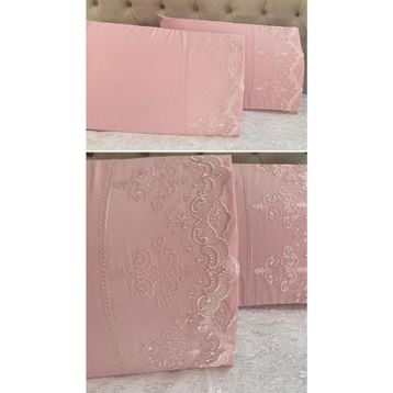Çeyiz Bahçesi Mahidevran 2 Adet 50x70 cm Güpürlü Pudra Yastık Kılıfı