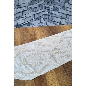 Çeyiz Diyarı Mina 40x120 cm Krem Lüx Runner