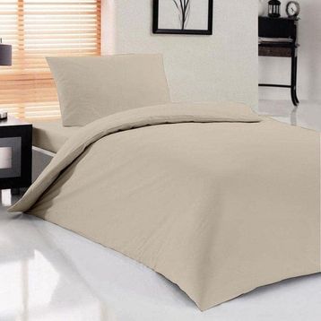Çeyiz Diyarı Pure Lite Krem 100x100 cm Tek Kişilik Nevresim Seti