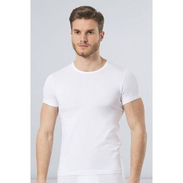 Ceyizalisverisi Beyaz MTüren Erkek Likralı T-Shirt