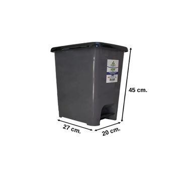 Ceymop Slim Pedallı Renkli 30 lt Çöp Kovası