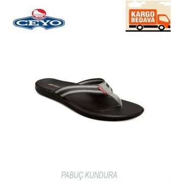 Ceyo 6100-13 Gri Unisex Terlik