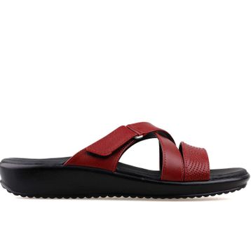 Ceyo 9200-13 Bordo Kadın Terlik