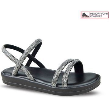 Ceyo 9986-6 Siyah Kadın Sandalet
