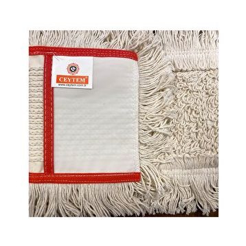 Ceytem Kırmızı Biyeli 50 cm Zincir Dikiş Nemli Mop