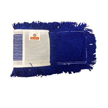 Ceytem Mavi 50x50 cm Zincir Dikiş Orlon Mop