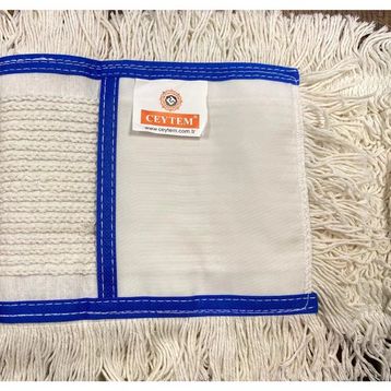 Ceytem Mavi 50x50 cm Zincir Dikiş Orlon Mop