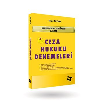 Ceza Hukuku Denemeleri 4T Yayınları