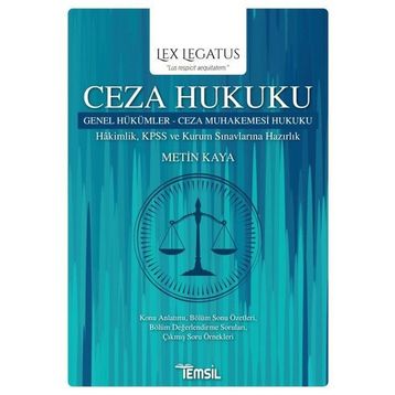 Ceza Hukuku-Genel Hükümler-Ceza Muhakemesi Hukuku-Hakimlik KPSS ve Kurum Sınavlarına Hazırlık - Kolektif