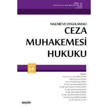 CEZA MUHAKEMESI HUKUKU - BAHRI ÖZTÜRK