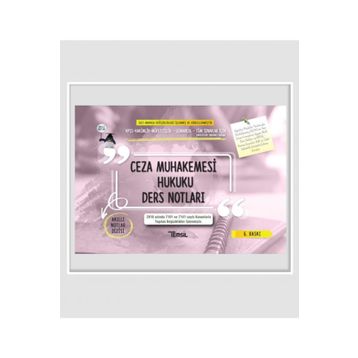 CEZA MUHAKEMESI HUKUKU - KOMISYON