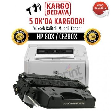CF280X 80X HP Siyah Muadil Toner