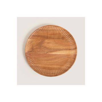 Chakra Alessandra Natural 32 cm Dekoratif Tabak