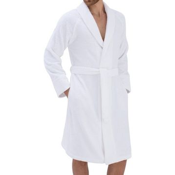 Chakra Solid Beyaz Unisex Bornoz