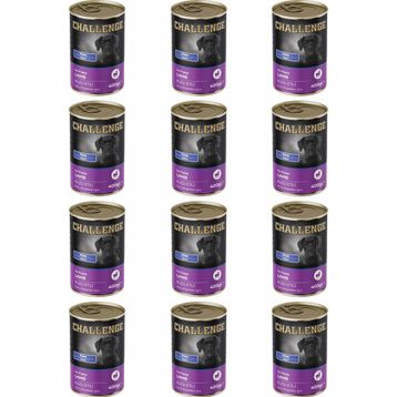 Challenge Pate Kuzu Etli 12x400 gr Yavru Köpek Konservesi