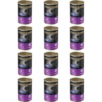 Challenge Pate Kuzu Etli 12x400 gr Yavru Köpek Konservesi