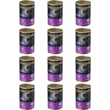 Challenge Pate Kuzu Etli 12x400 gr Yavru Köpek Konservesi