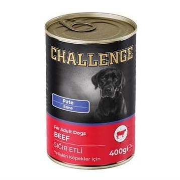 Challenge Pate Sığır Etli 400 gr Yetişkin Köpek Konserve Maması