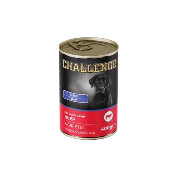 Challenge Pate Sığır Etli 400 gr Yetişkin Köpek Konserve Maması
