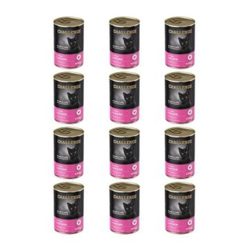 Challenge Tavuklu 12x400 gr Yetişkin Köpek Konservesi