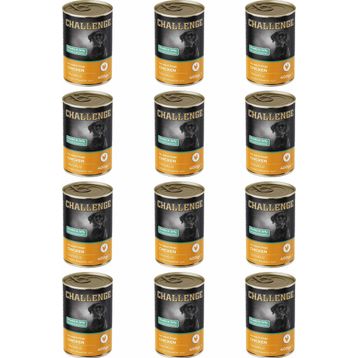 Challenge Tavuklu 12x400 gr Yetişkin Köpek Konservesi