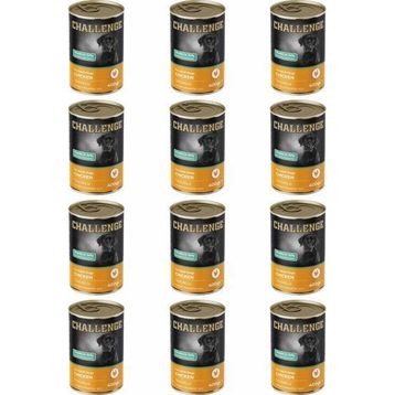 Challenge Tavuklu 12x400 gr Yetişkin Köpek Konservesi