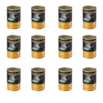 Challenge Tavuklu 12x400 gr Yetişkin Köpek Konservesi
