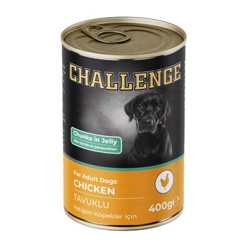 Challenge Tavuklu 400 gr Yetişkin Köpek Konservesi