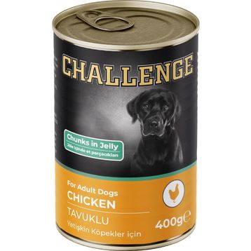 Challenge Tavuklu 400 gr Yetişkin Köpek Konservesi
