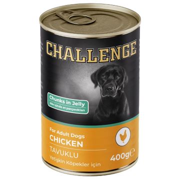 Challenge Tavuklu 400 gr Yetişkin Köpek Konservesi