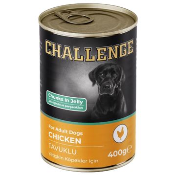 Challenge Tavuklu 400 gr Yetişkin Köpek Konservesi