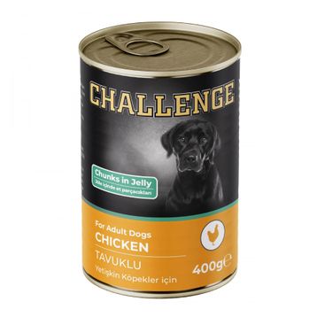 Challenge Tavuklu 400 gr Yetişkin Köpek Konservesi