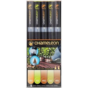 Chameleon 5'li Set Earth Tones Marker Kalem