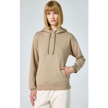 Champion 117114-MS066 Icons Hooded Kahverengi Kadın Sweatshirt