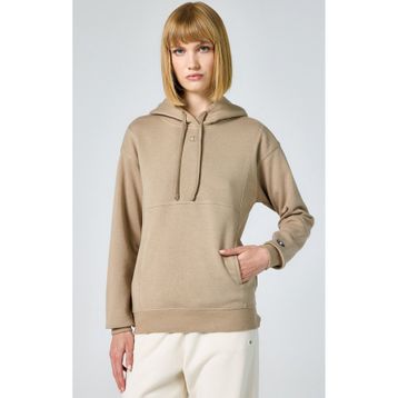 Champion 117114-MS066 Icons Hooded Kahverengi Kadın Sweatshirt